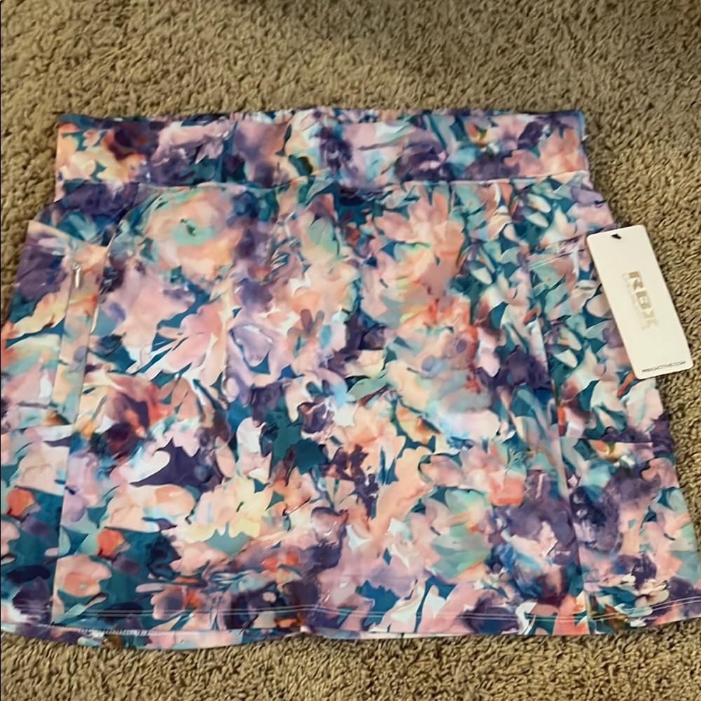 RBX Multicolor Floral Skirt